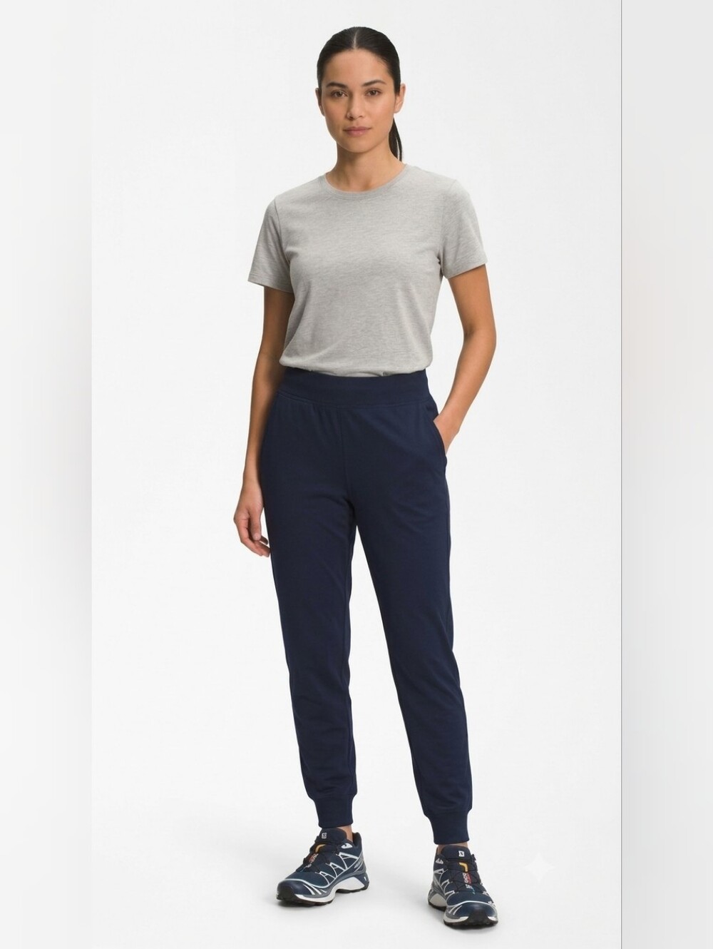 The North Face Women's Navy Blue Jogger Pants